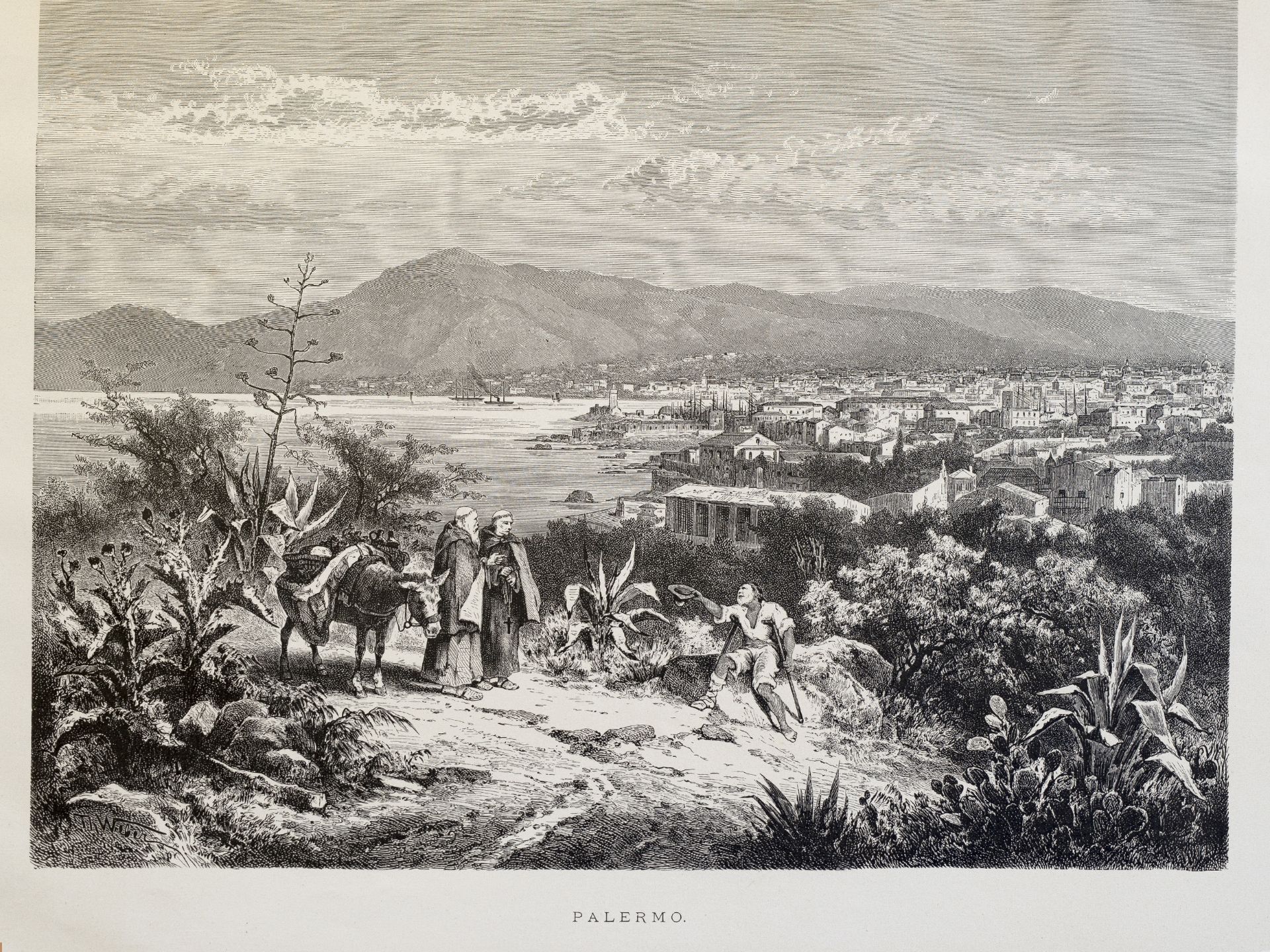 "Palermo", Around 1875 (first edition), Woodcut