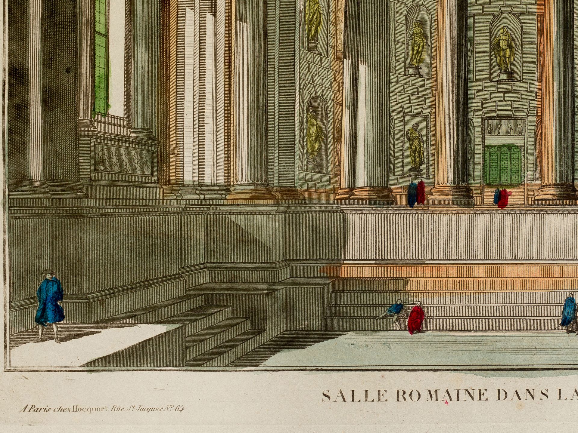 „Salle romaine dans la Calabre“, Paris, 1795 (Erstausgabe) - Bild 2 aus 2