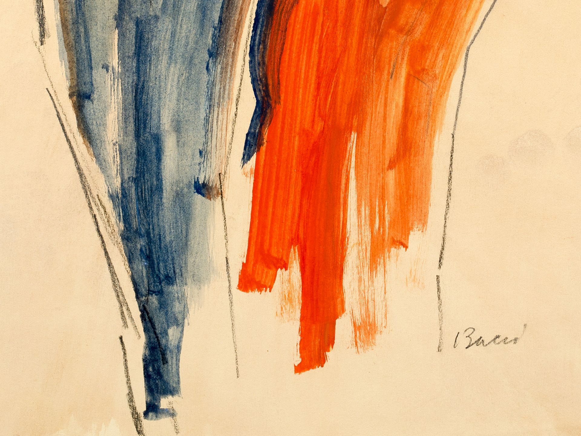 Aris Bacci, Bologna 1894 - 1948 New York, Fashion drawing - Image 5 of 5