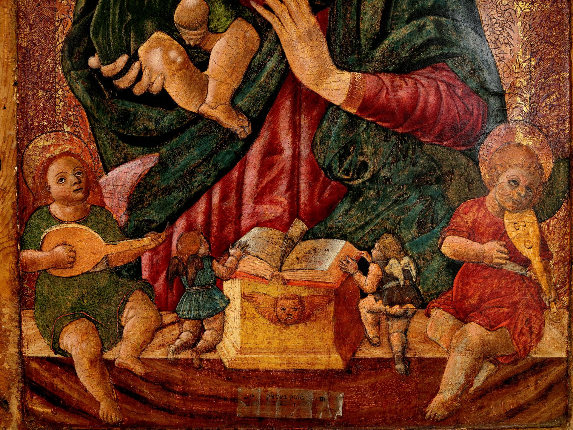 Pellegrino da San Daniele, San Daniele del Friuli 1467 – 1547 Udine, Madonna - Bild 3 aus 5