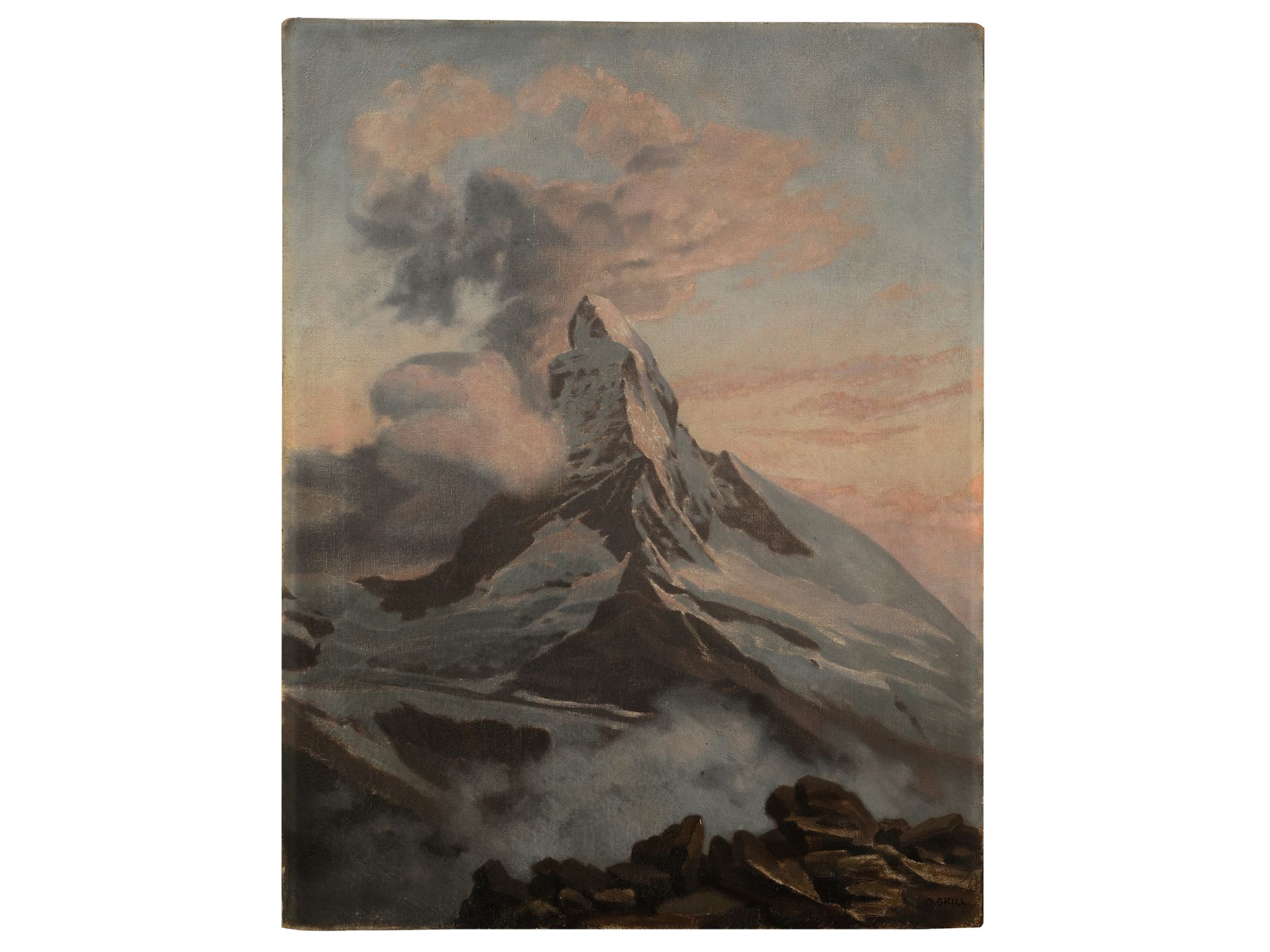 Oswald Grill, Vienna 1878 - 1964 Vienna, View of the Matterhorn