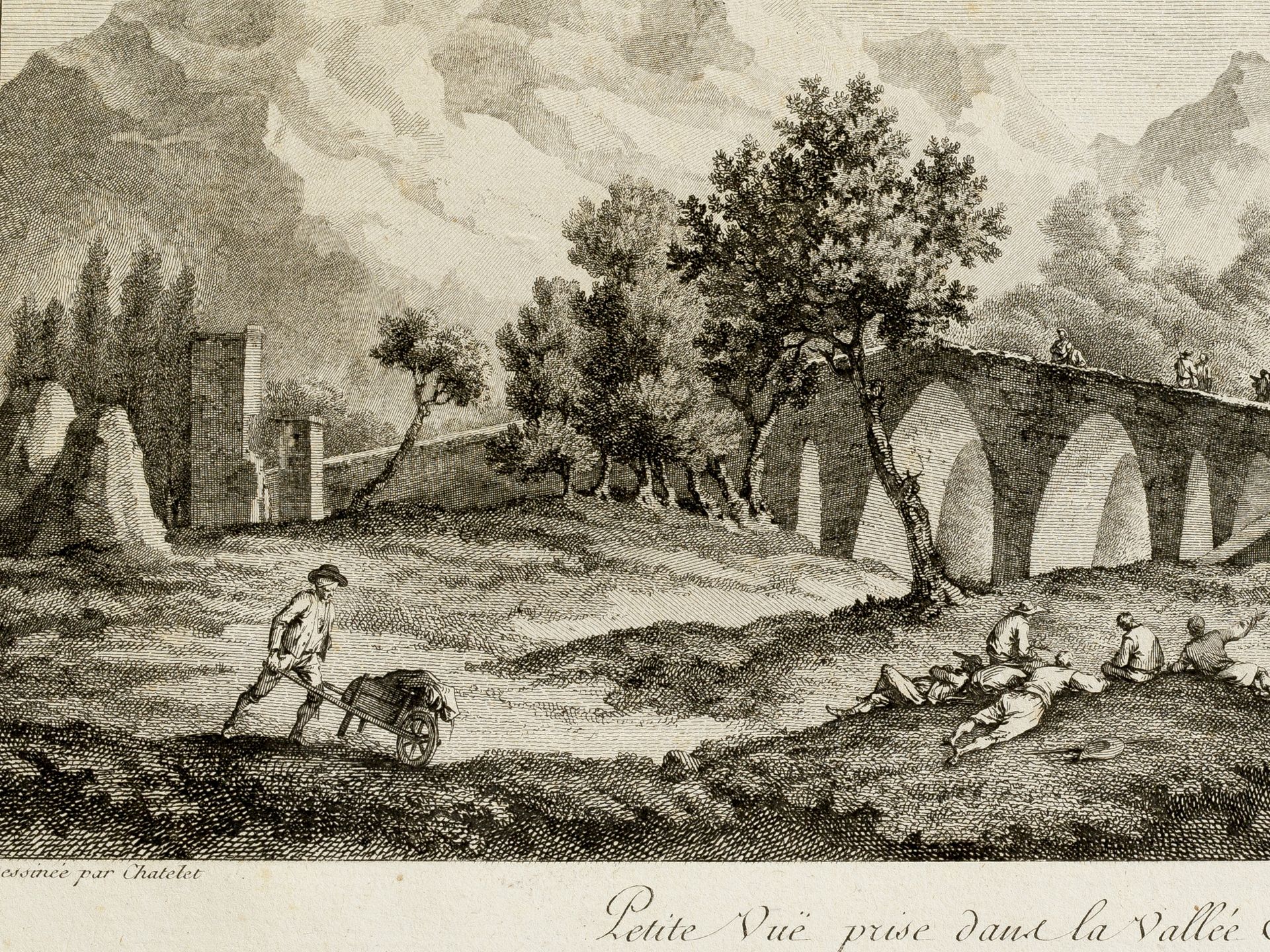 Joseph de Longeuil, France, c. 1730 - 1792, After Claude-Louis Châtelet - Image 2 of 3