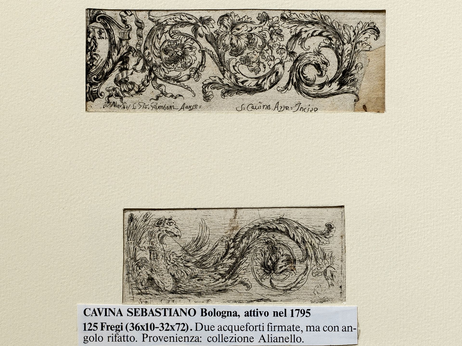 Sebastiano Cavina, Bologna ca. 1780-1800, Nachfolge