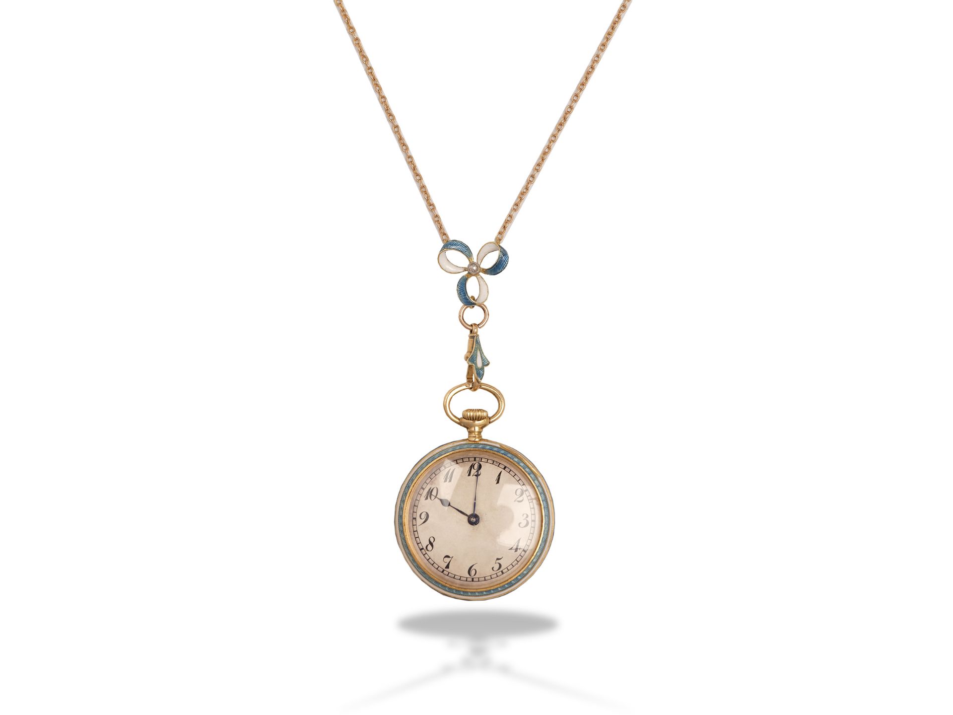 Taschenuhr, Um 1910, 18 kt Gold