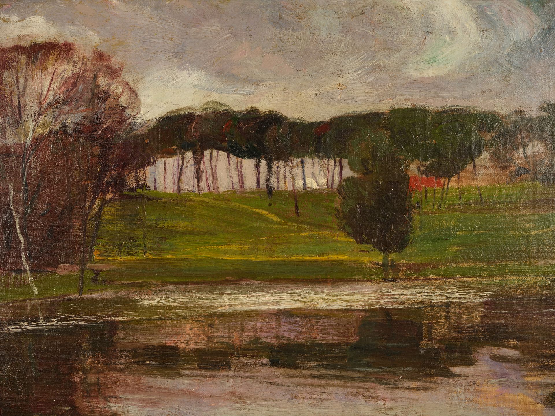 Paul Burckhardt, Rüti 1880 - 1961 Basel, Attributed, Landscape near Rome - Image 3 of 5
