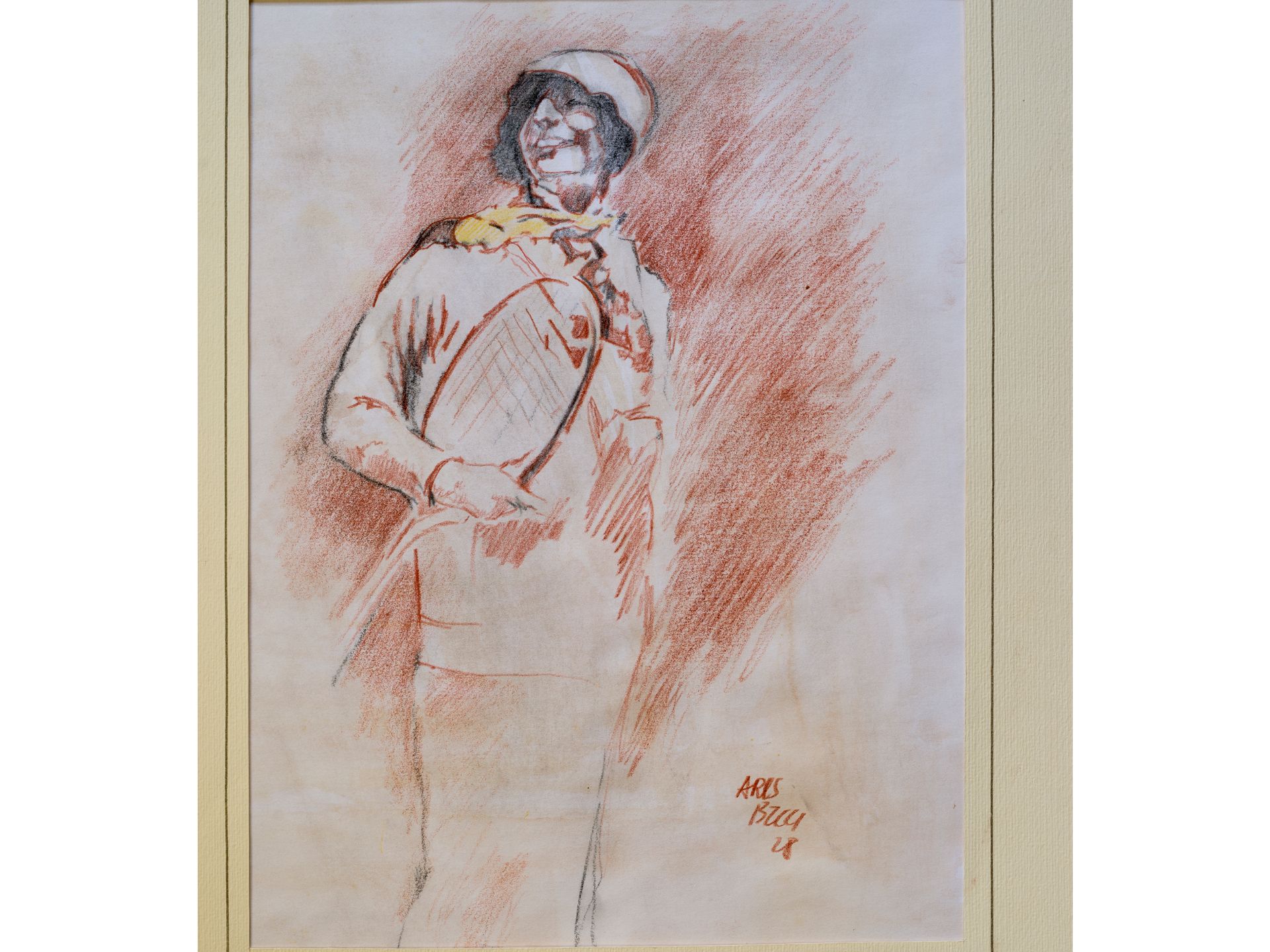 Aristide Bacci, Bologna 1894 - 1948 New York, Tennis player - Image 2 of 4