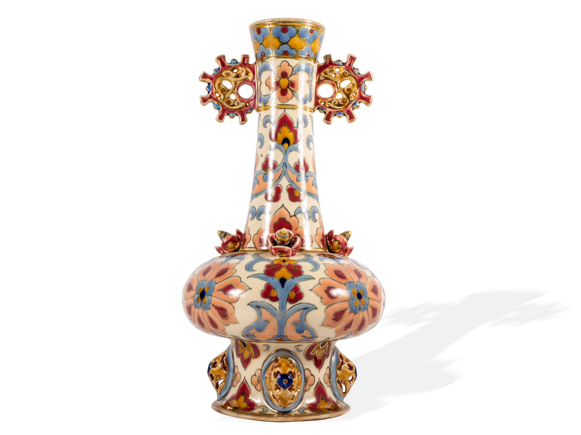 Vase, Zsolnay, Pécs, Um 1895/1900