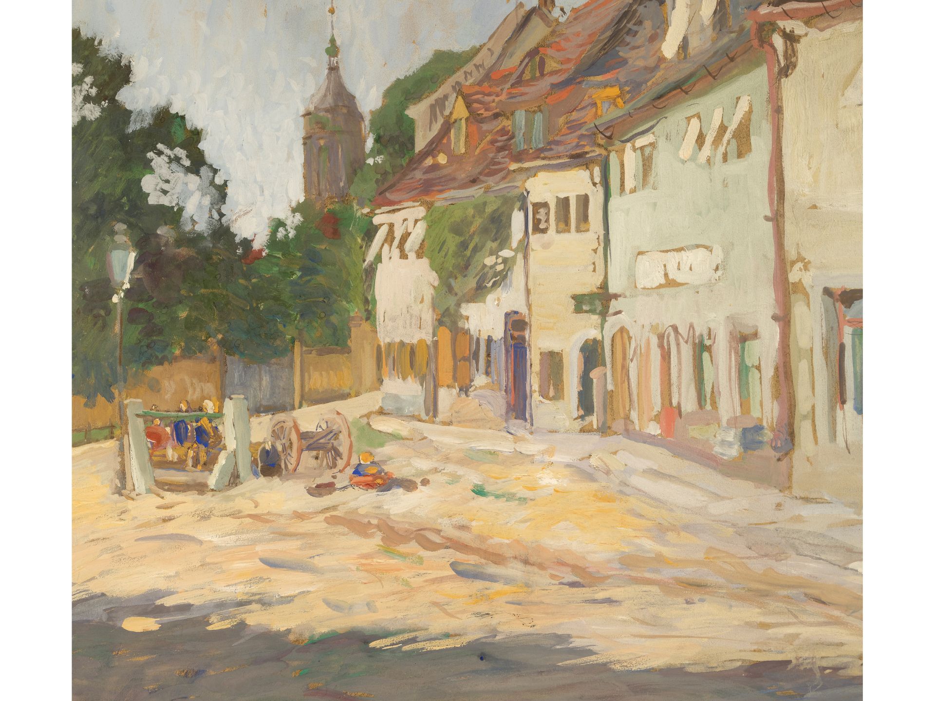 Carl Fahringer, Wiener Neustadt 1874 - 1952 Vienna, Motif from Pirna - Image 3 of 5