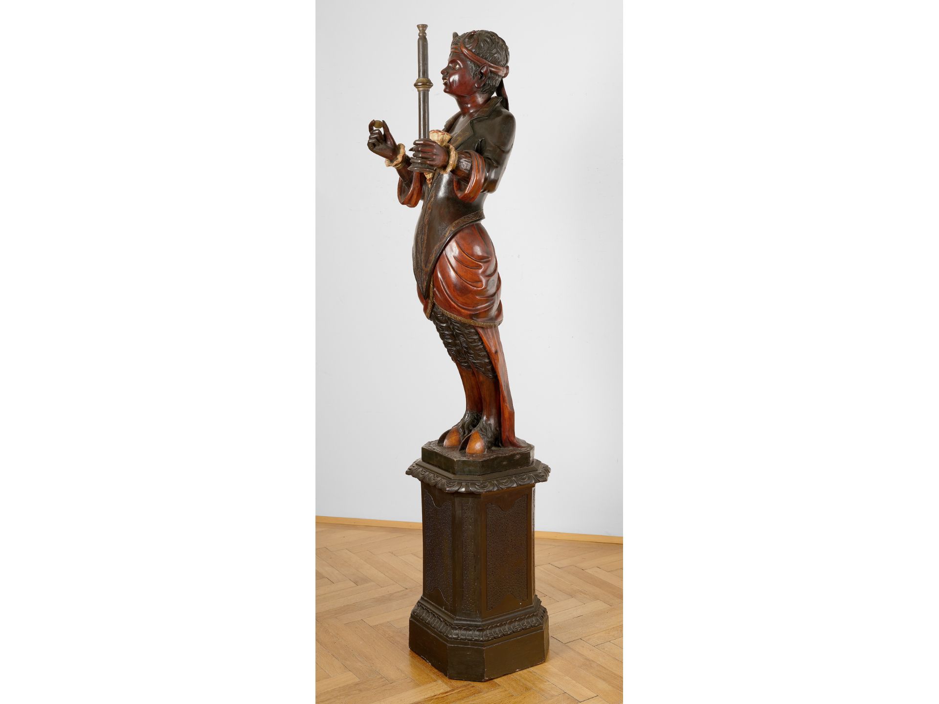 Lamp base in the form of a she devil, Italy/Venice, Around 1900 - Image 3 of 12