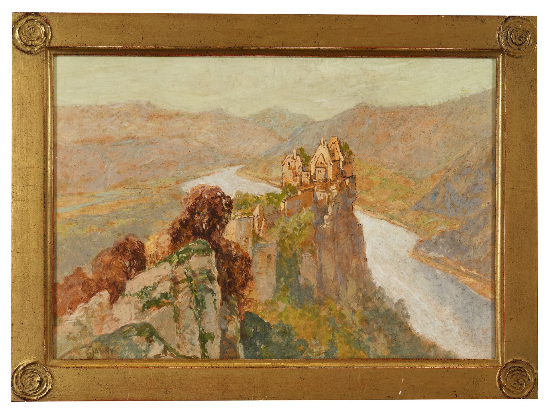 Georg Janny, Wien 1864 - 1935 Wien, Aggstein in der Wachau - Bild 2 aus 4