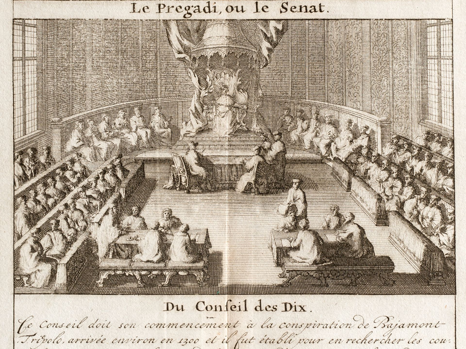 H. Chatelain, Kupferstich, Carte du Gouvernement civil et politique de la Republique de Venise - Bild 8 aus 9