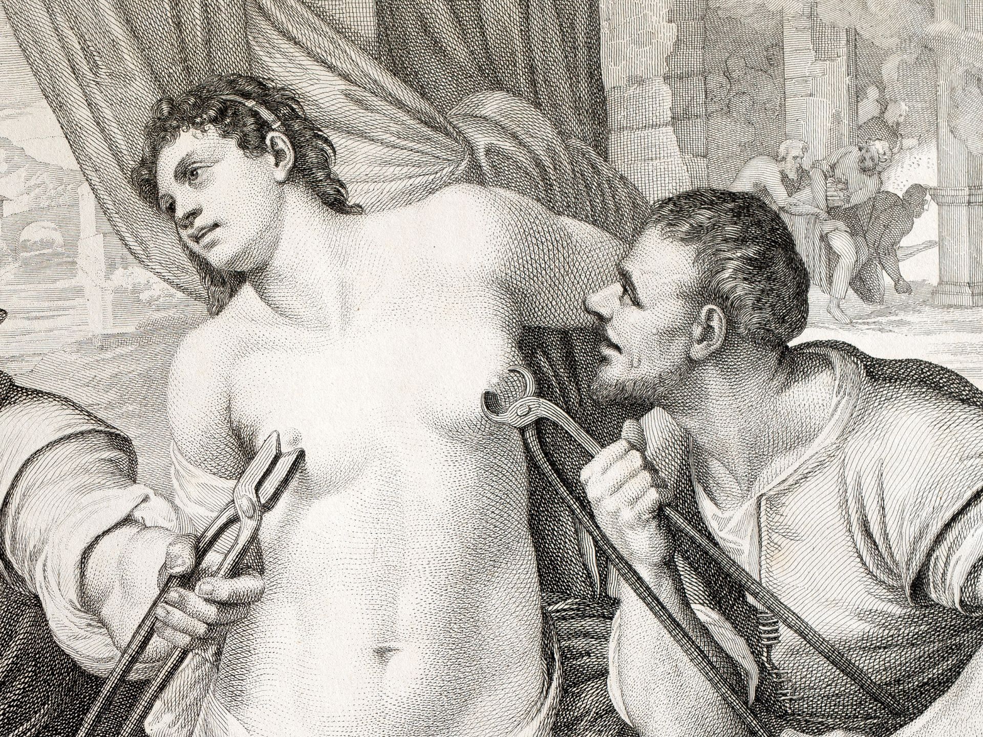 Cesare Ferreri, Italy, 1802 - 1859, After Sebastiano del Piombo - Image 3 of 3