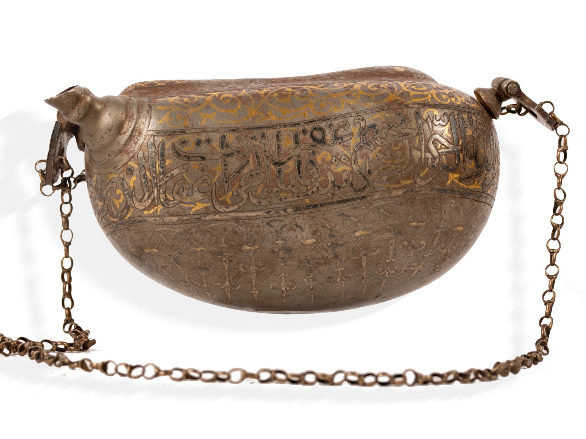 Begging bowl (Kashkul) , Persian/Ottoman, 18./19. Century