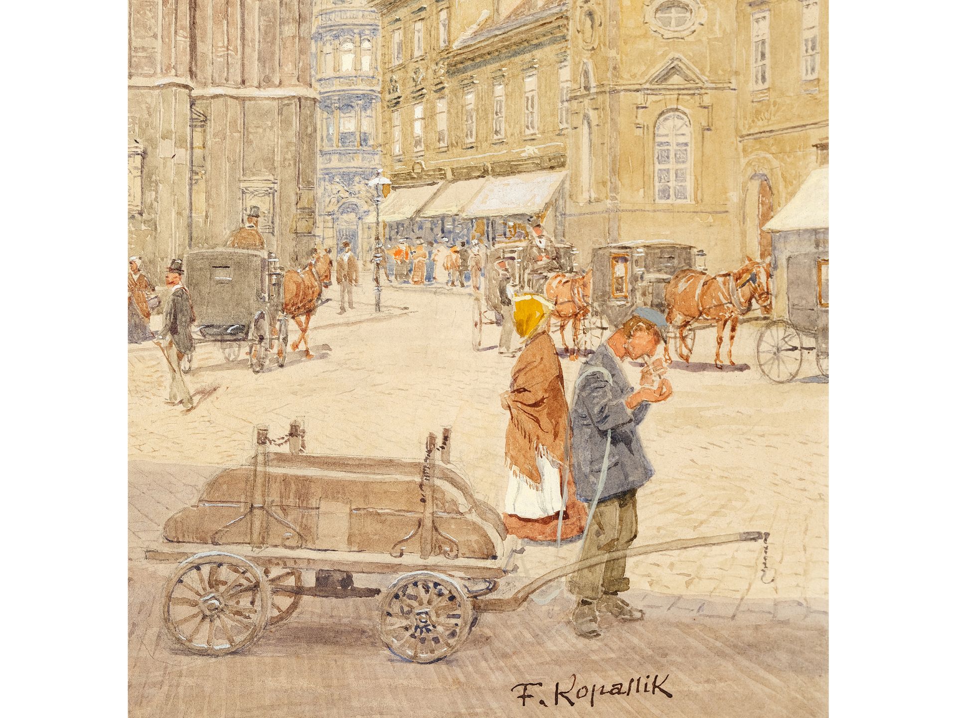 Franz Kopallik, Wien 1860 – 1931 Wien, Nordturm des Stephansdomes - Bild 5 aus 6