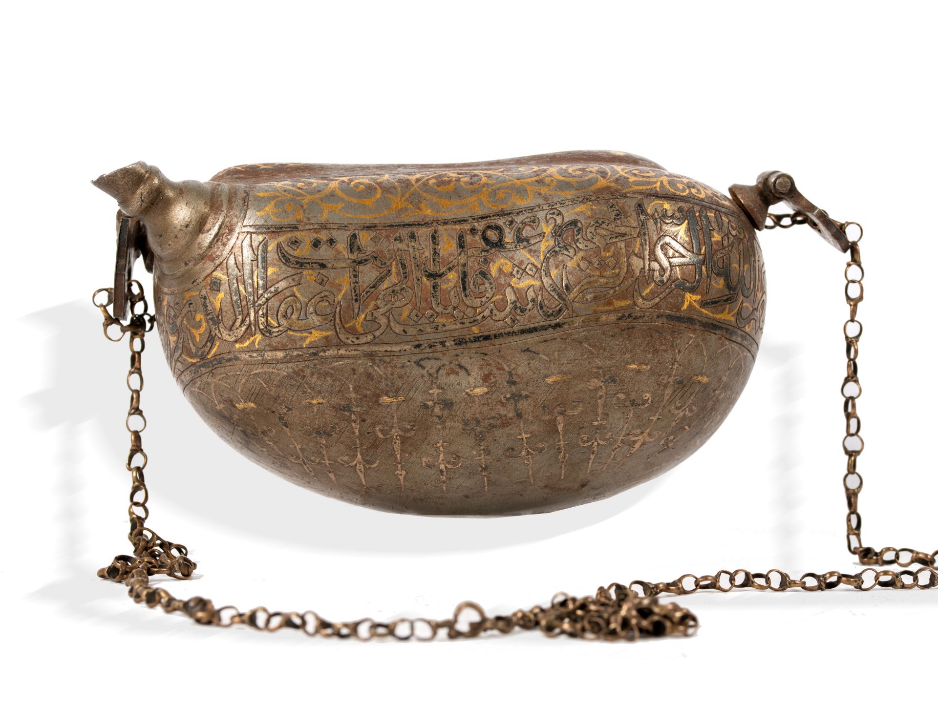 Begging bowl (Kashkul) , Persian/Ottoman, 18./19. Century - Image 3 of 4