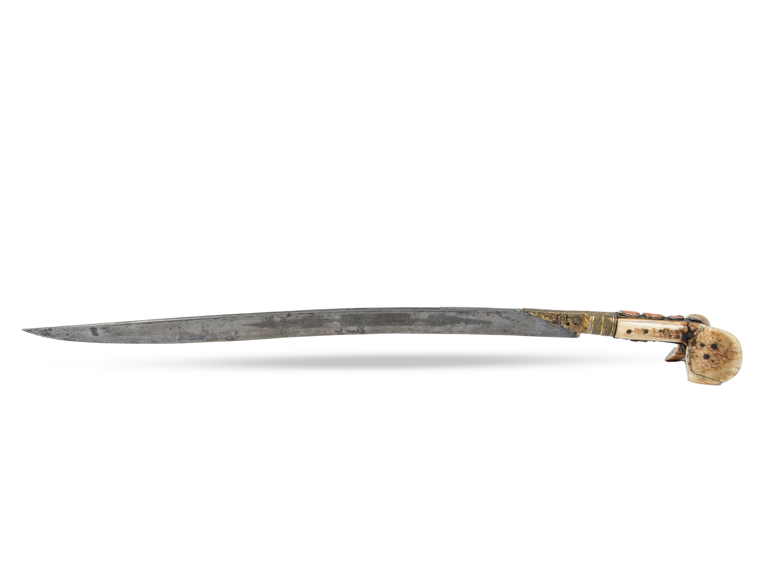 Ottoman sabre, Yatagan/Handjar, 19th century? - Image 2 of 3