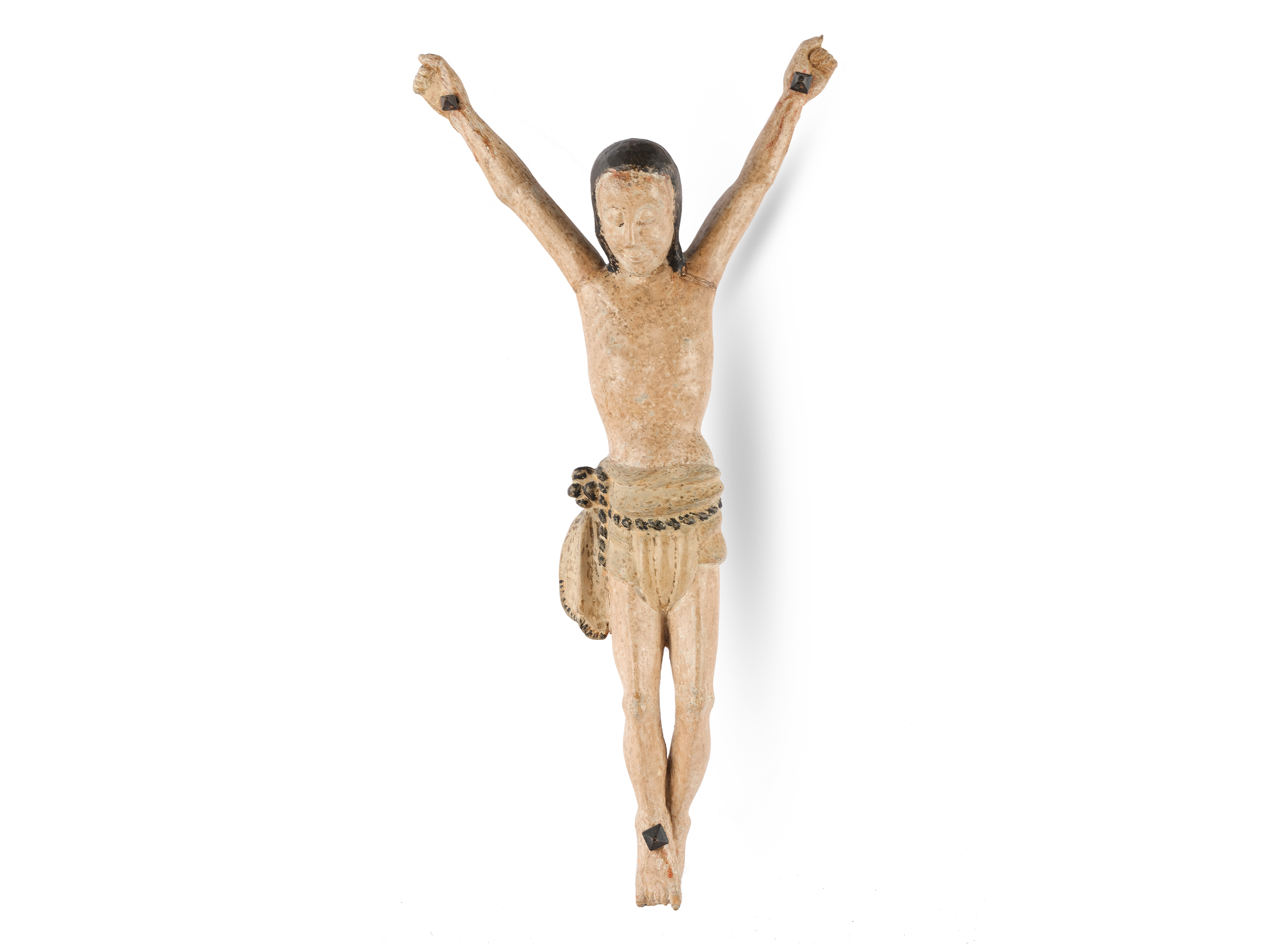 Crucified Christ, 18th century, Original polychromy