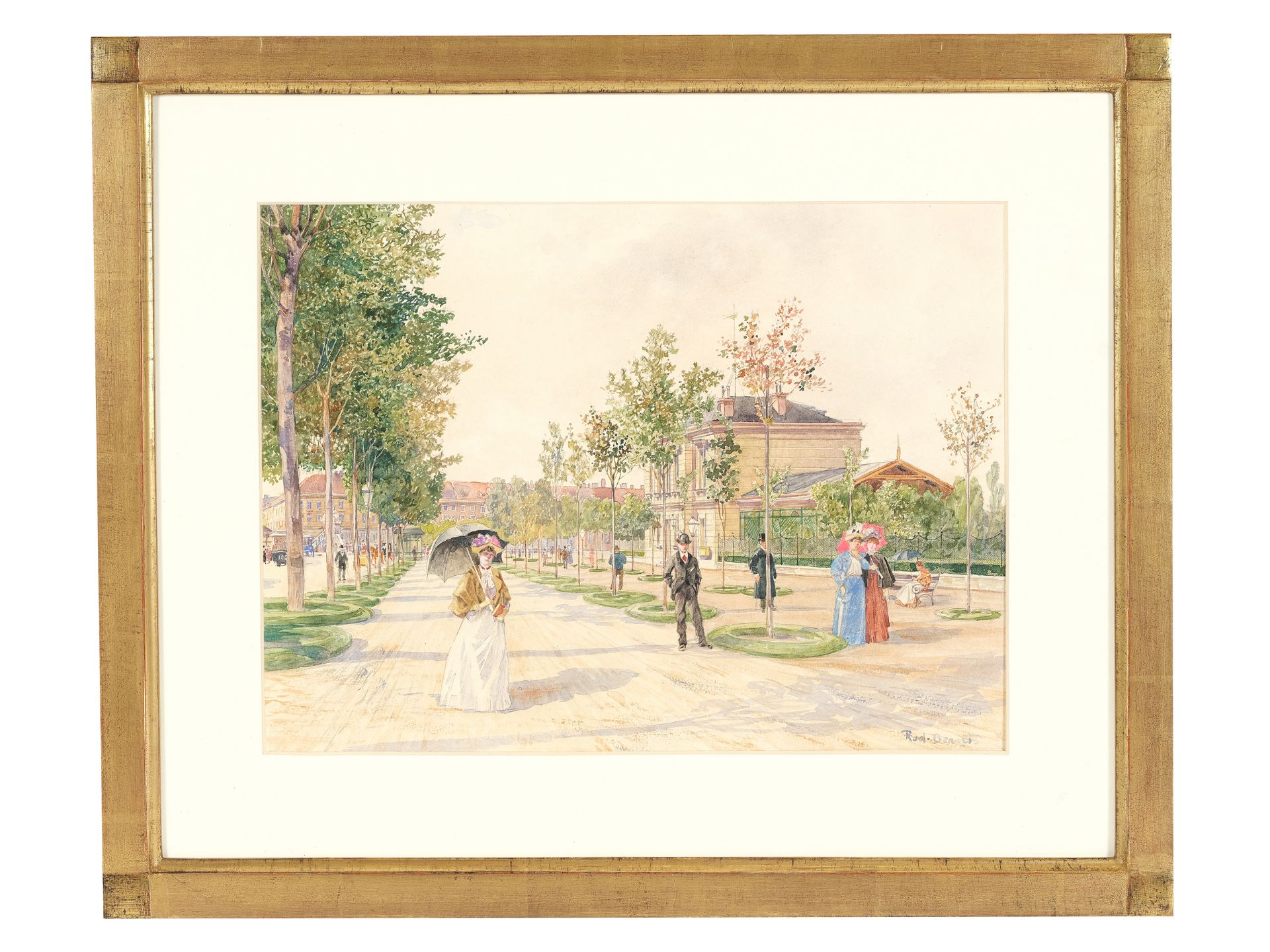 Rudolf Bernt, Neunkirchen 1844 – 1914 Pottenstein, Motiv aus Wien - Bild 2 aus 4