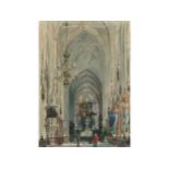 Franz Alt, Wien 1821 – 1914 Wien, Stephansdom im Advent