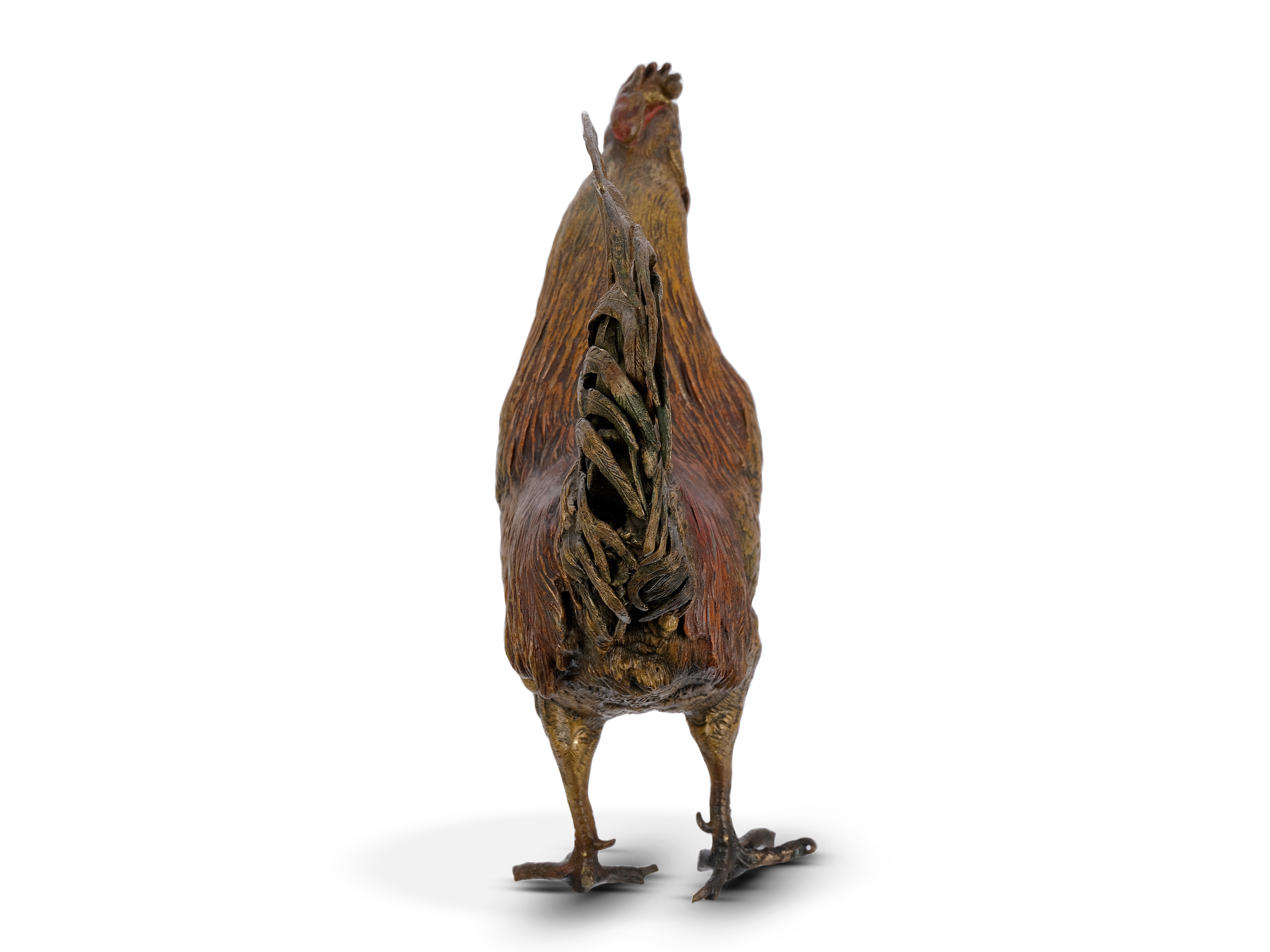 Cock, Viennese bronze, Around 1900 - Image 4 of 4