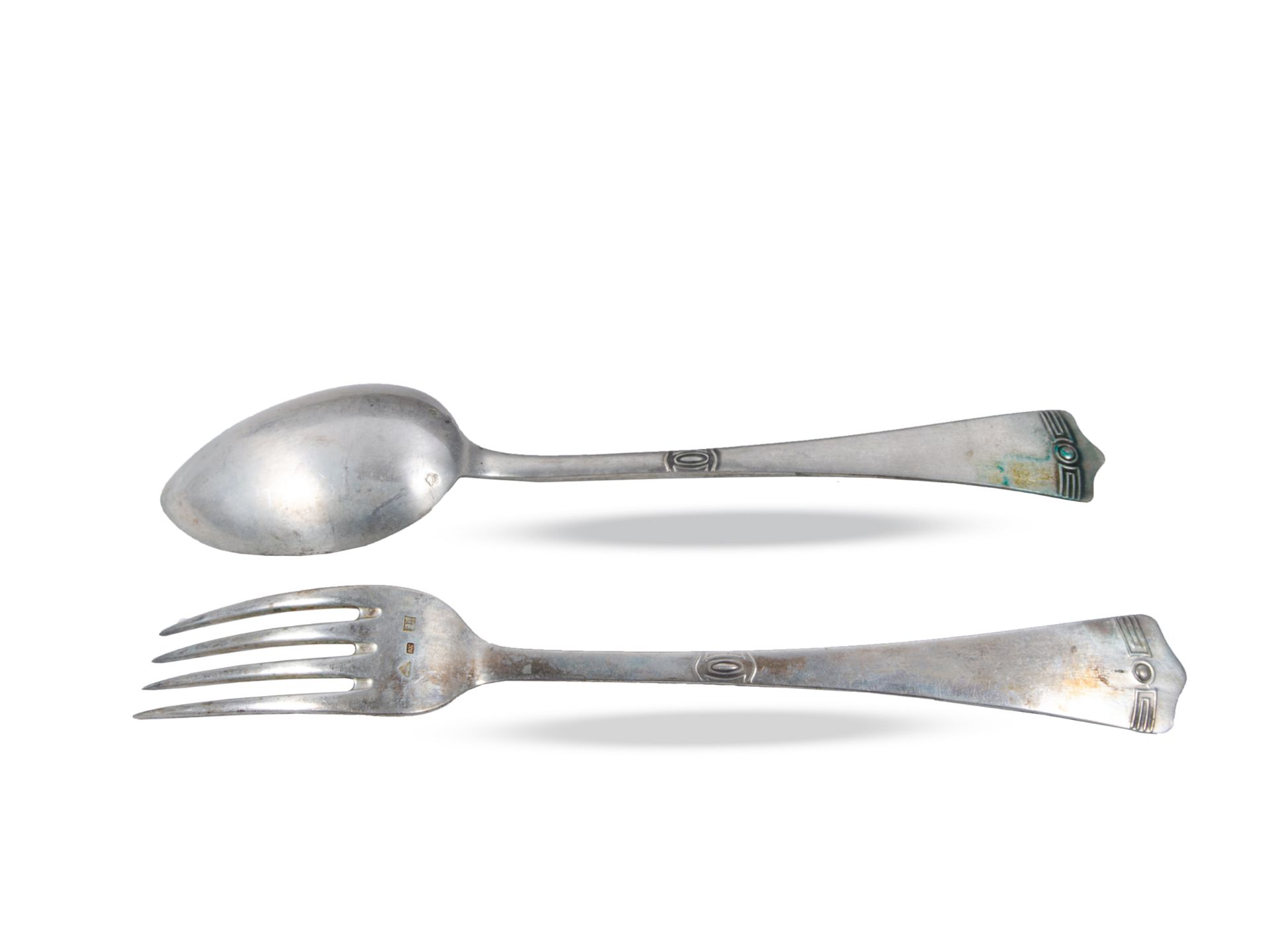 Cutlery, Silver - Image 7 of 8
