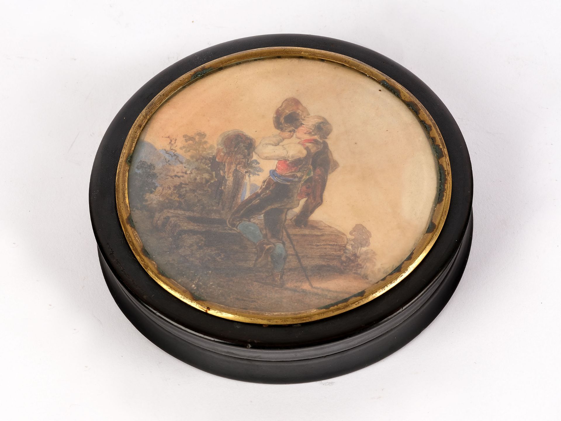 Probably Franz Xaver Stöber, Vienna 1795 - 1858 Vienna, Attributed, Biedermeier lidded box