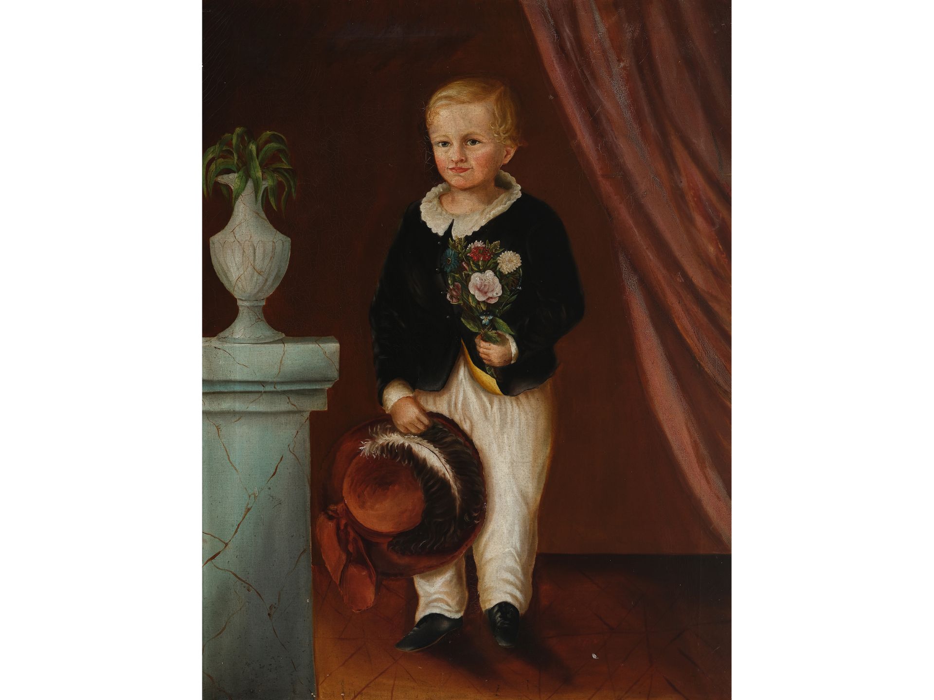 Boy's portrait, South German, 1st half of 19th century