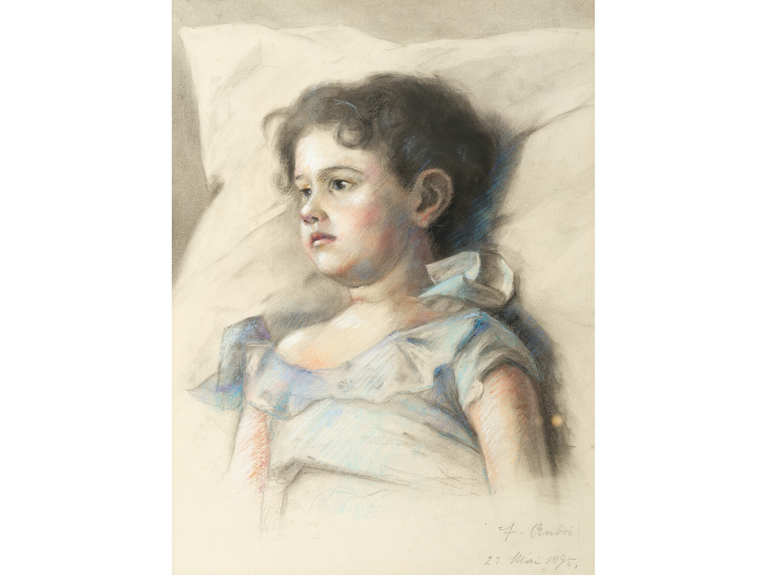 Ferdinand Andri, Waidhofen an der Ybbs 1871 - 1956 Vienna, Portrait of a girl