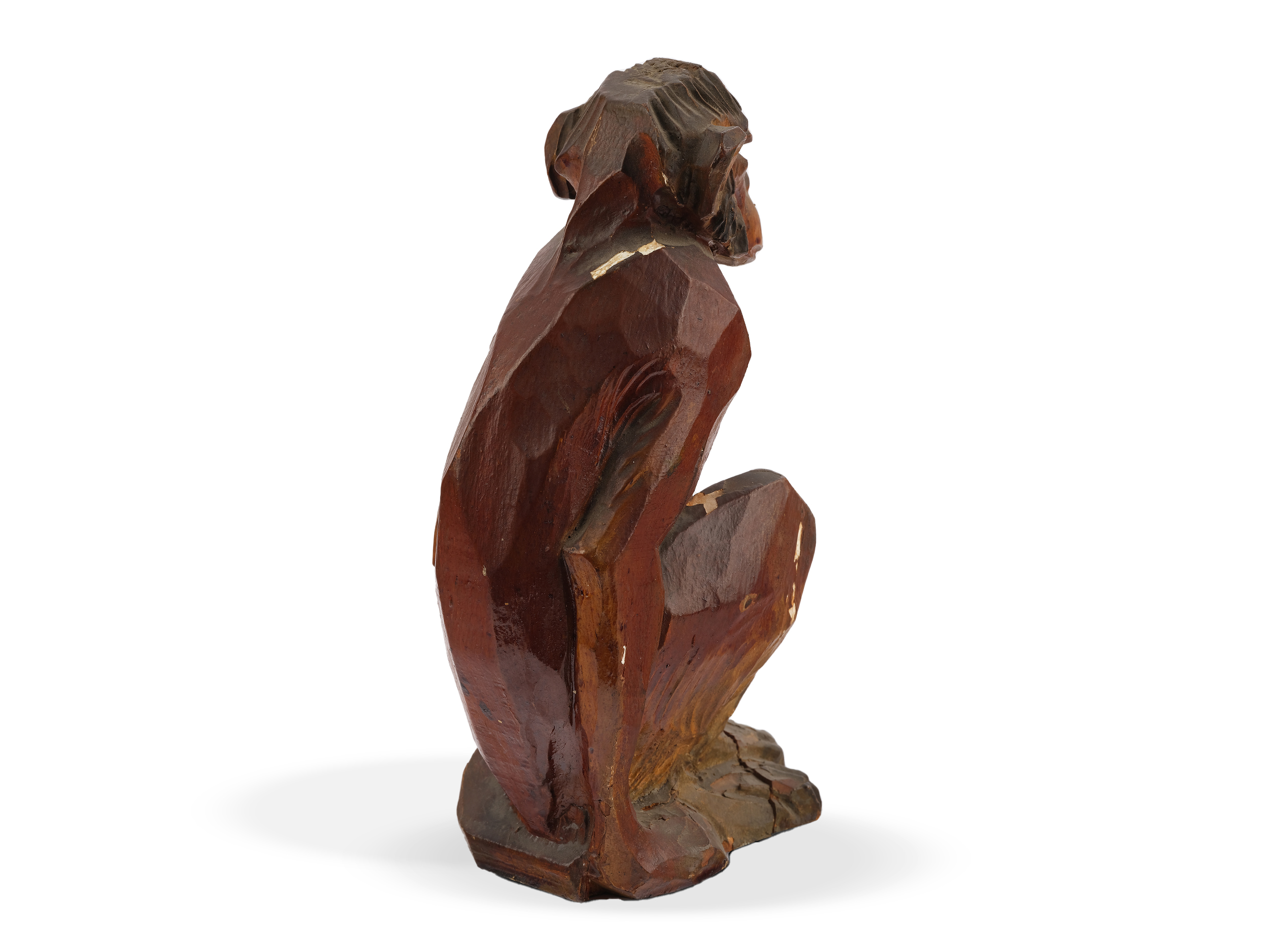 Franz Zelezny, Vienna 1866 - 1932 Vienna, Attributed, Sitting baboon - Image 2 of 2