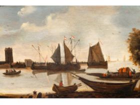 Aelbert Cuyp, Dordrecht 1620 – 1691 Dordrecht, Umkreis, Ansicht von Haarlem?