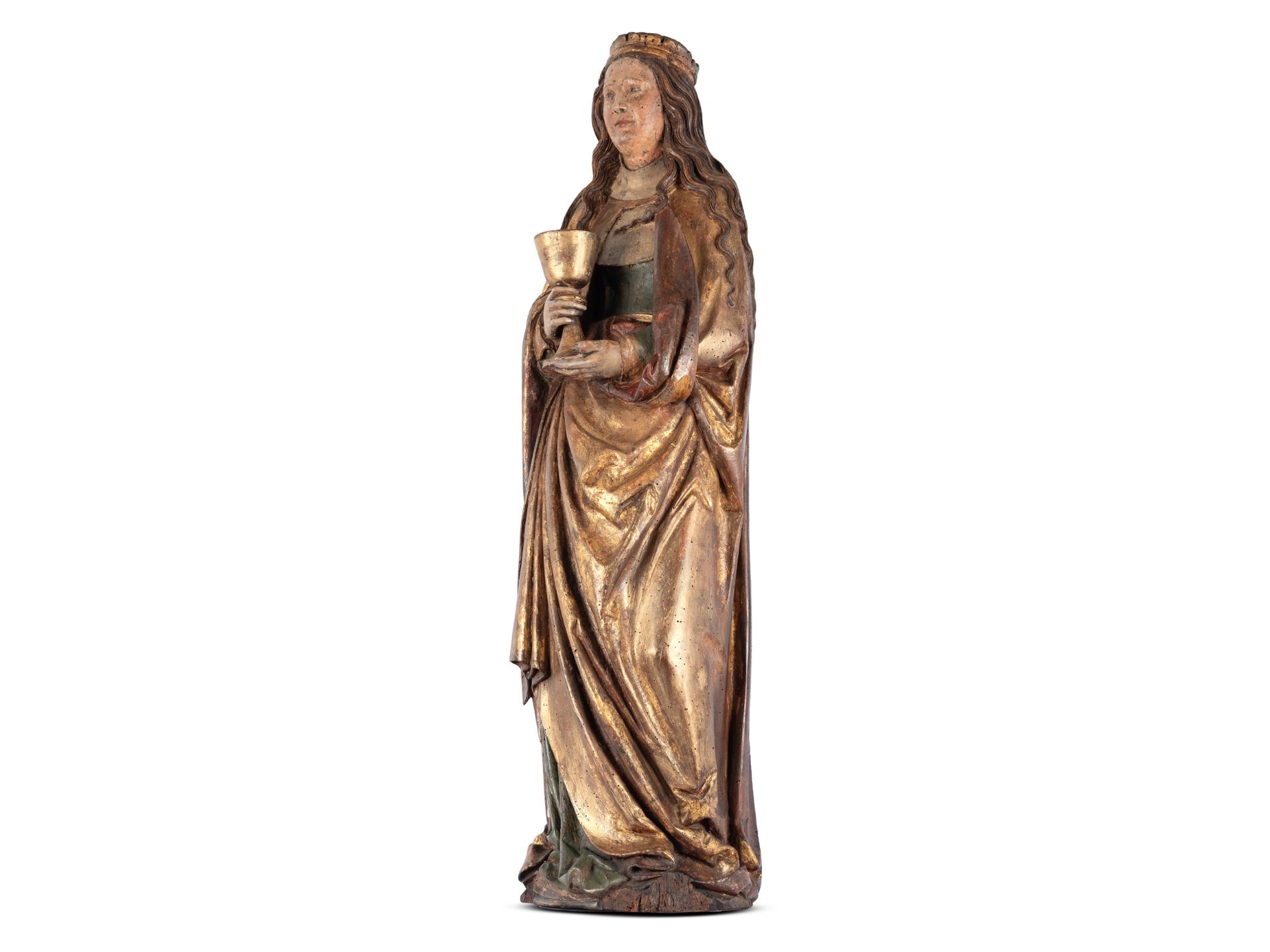 Saint Barbara, Swabian, Around 1500/20