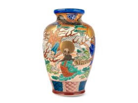 Kutani-Vase, Japan, Meijizeit, 1868-1912