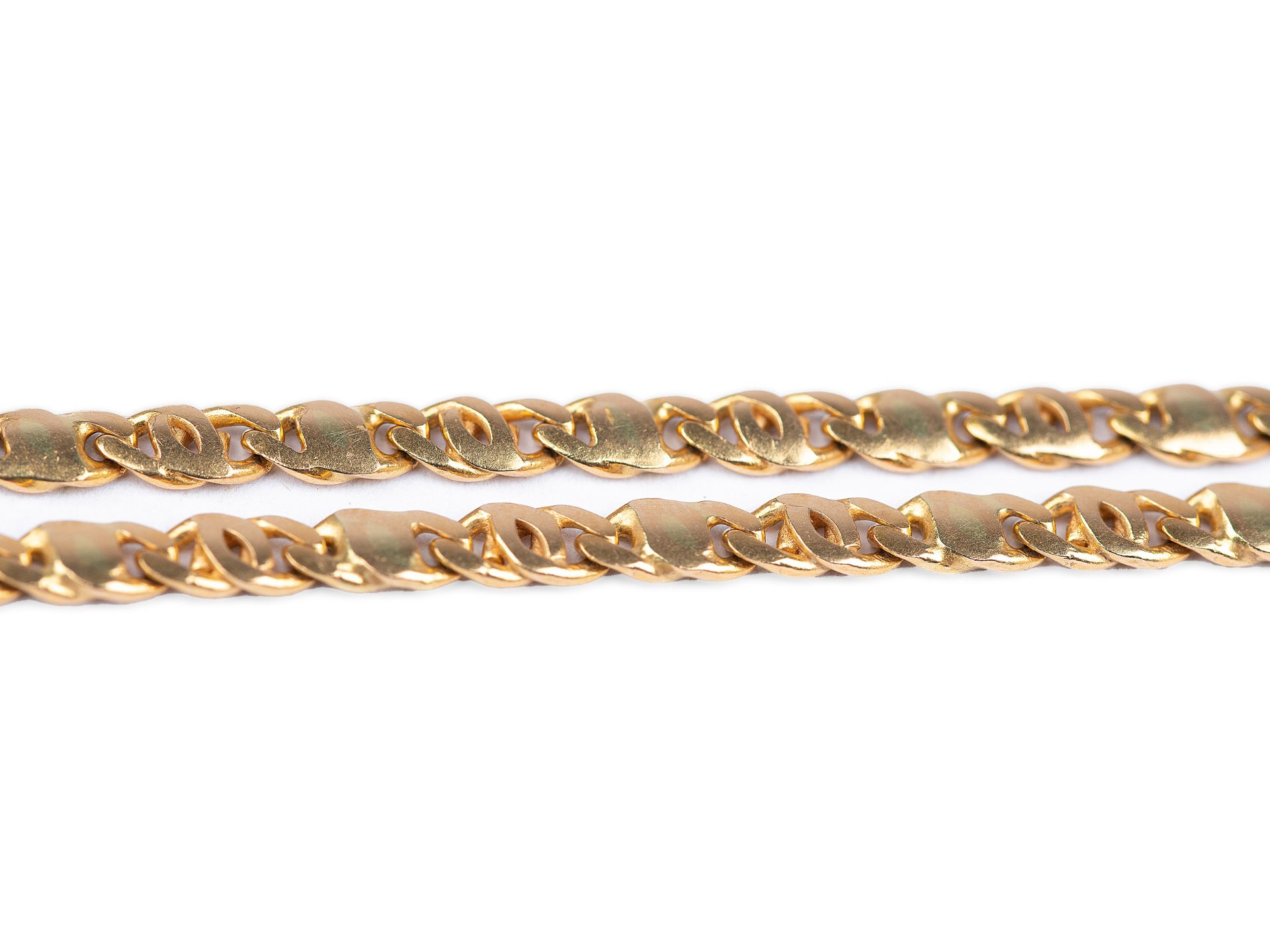 Necklace, 715 yellow gold - Image 2 of 3