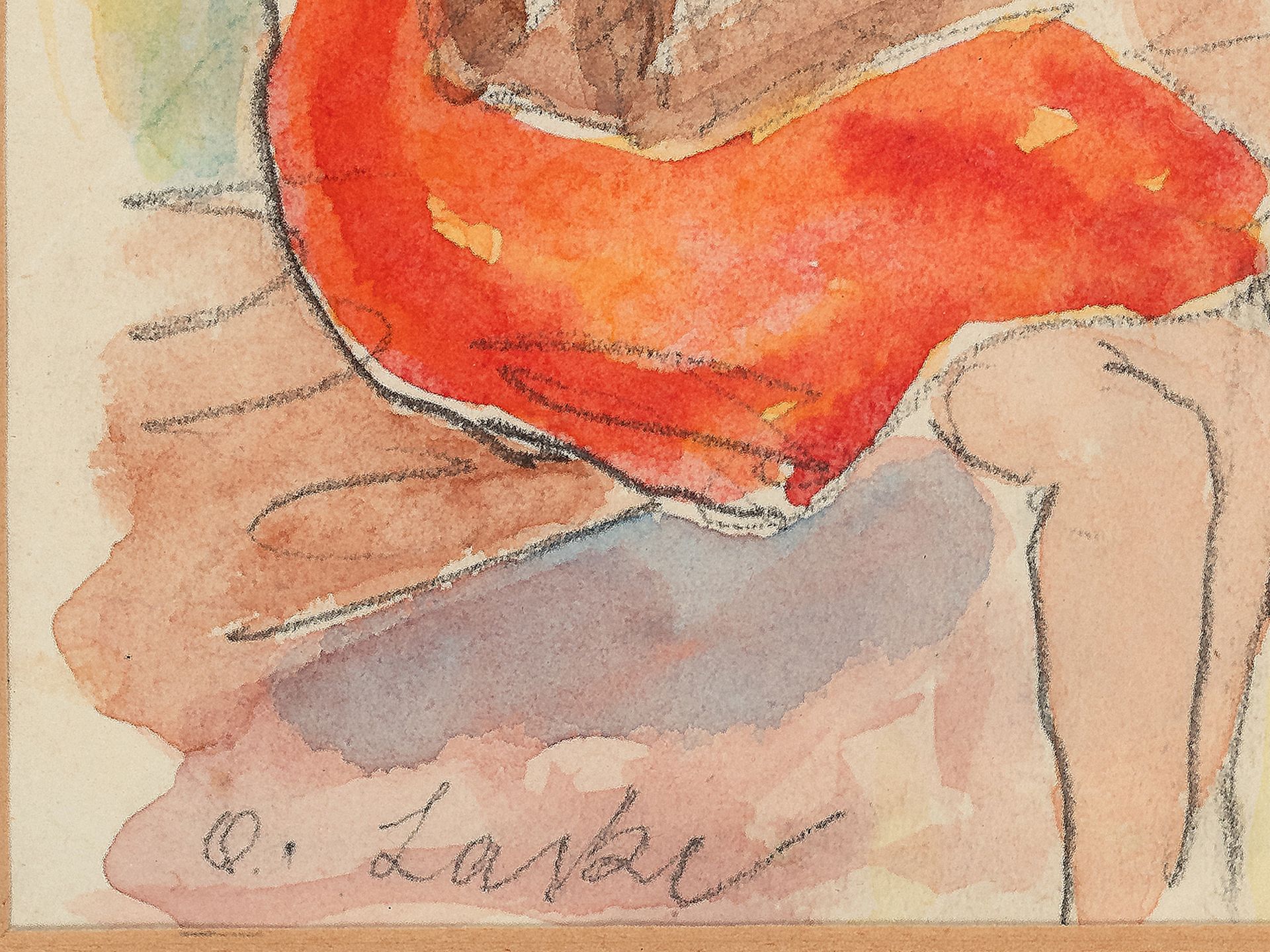 Oskar Laske, Czernowitz 1874 - 1951 Vienna, Sitting Woman - Image 3 of 4