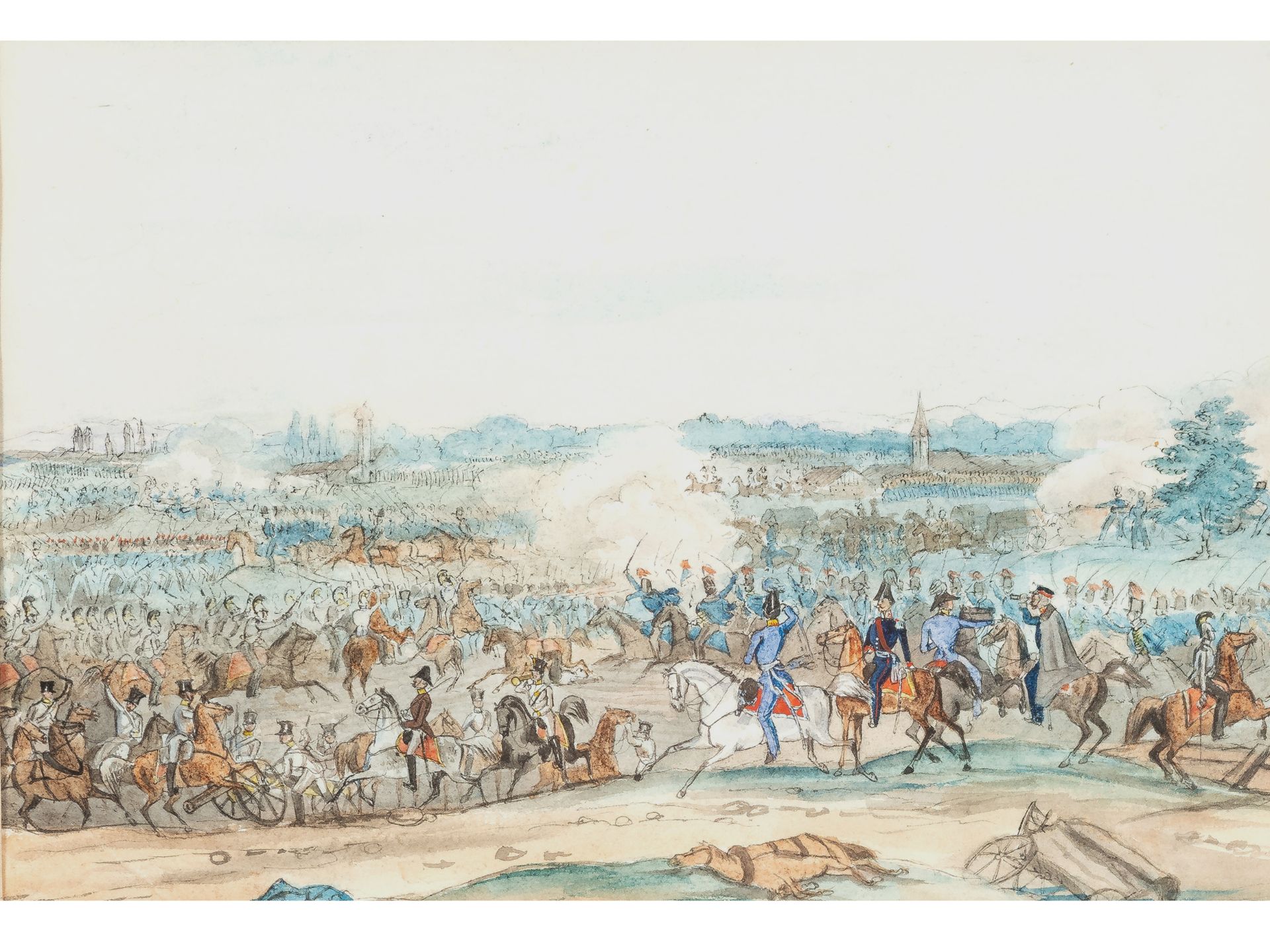 Albrecht Adam, Nördlingen 1786 - 1862 Munich, attributed, Battle scene