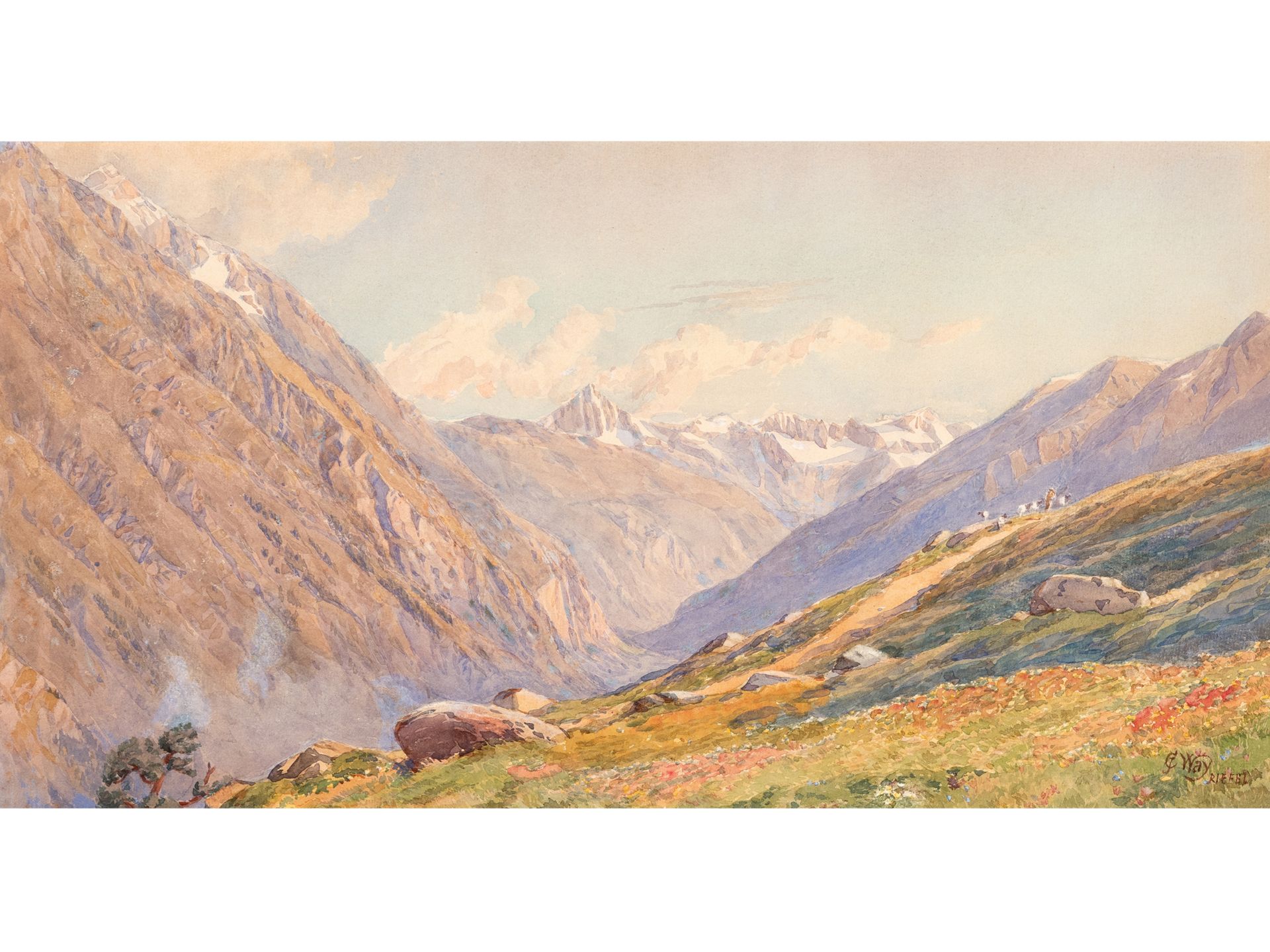 Charles Jones Way, Dartmouth 1835 - 1919 Lausanne, Riefel