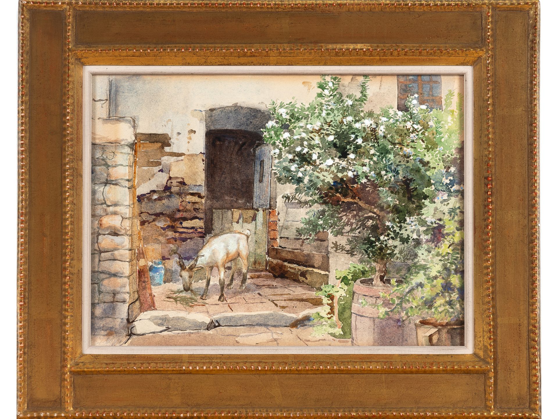 Marie Egner, Bad Radkersburg 1850 - 1940 Vienna, The goat - Image 2 of 3
