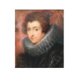 Unbekannter Maler, Élisabeth de Bourbon, Miniaturbild nach Peter Paul Rubens
