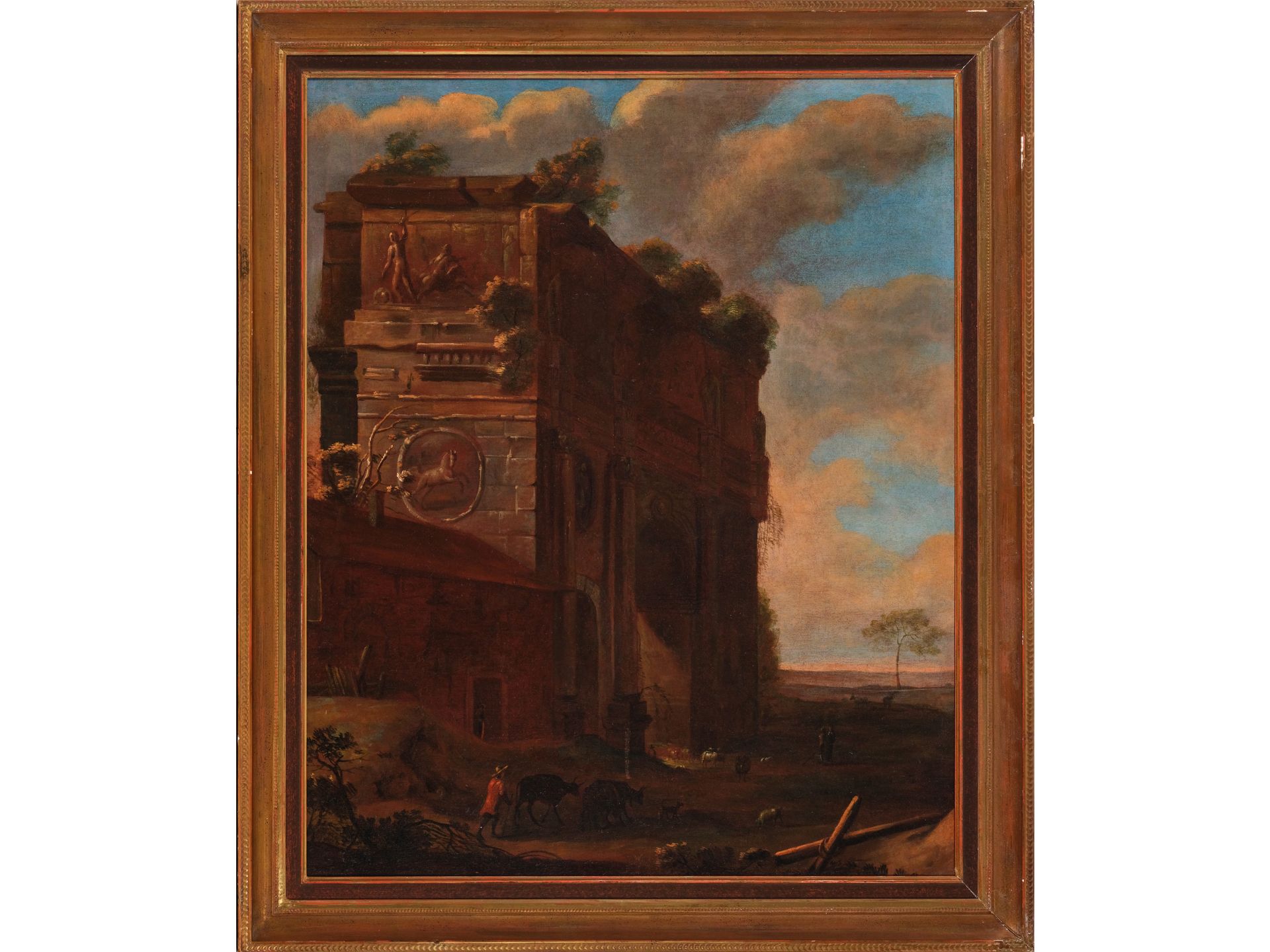 Viviano Codazzi, Valsassina 1604 – 1670 Rom, Umkreis, Der Konstantinsbogen in Rom - Bild 2 aus 3