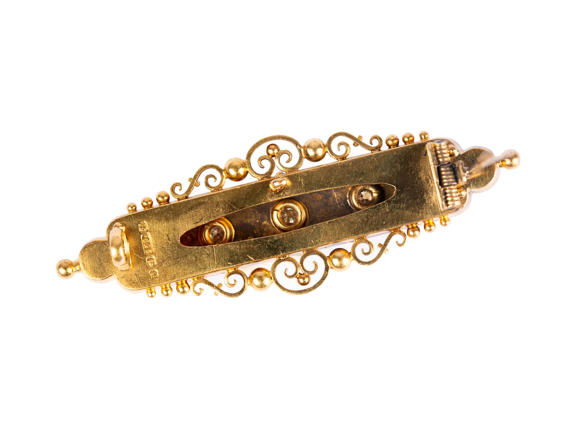 Elongated brooch in the "Etruscan style", Birmingham, England, Around 1900 - Image 2 of 2