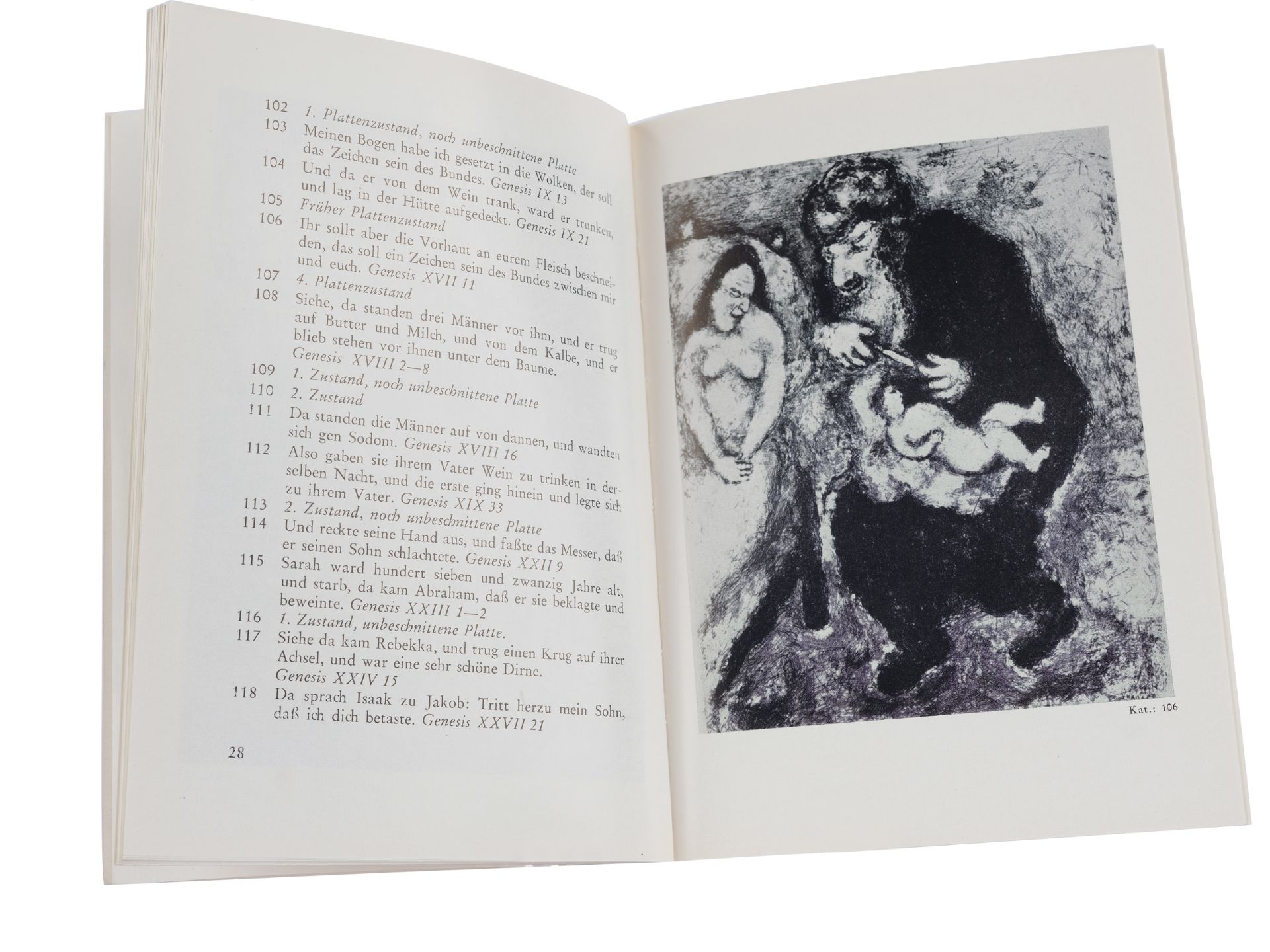 Kleines Heft mit Widmung des Künstlers Marc Chagall - Bild 3 aus 4