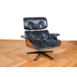 Lounge Chair, Nach einem Entwurf von Charles und Ray Eames