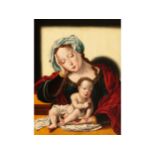 Jan Gossaert, gen. Mabuse, Antwerpen 1478 - 1532 Antwerpen, Umkreis, Madonna