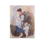 Peter Fendi, Wien 1796 – 1842 Wien, Mutter mit Kindern
