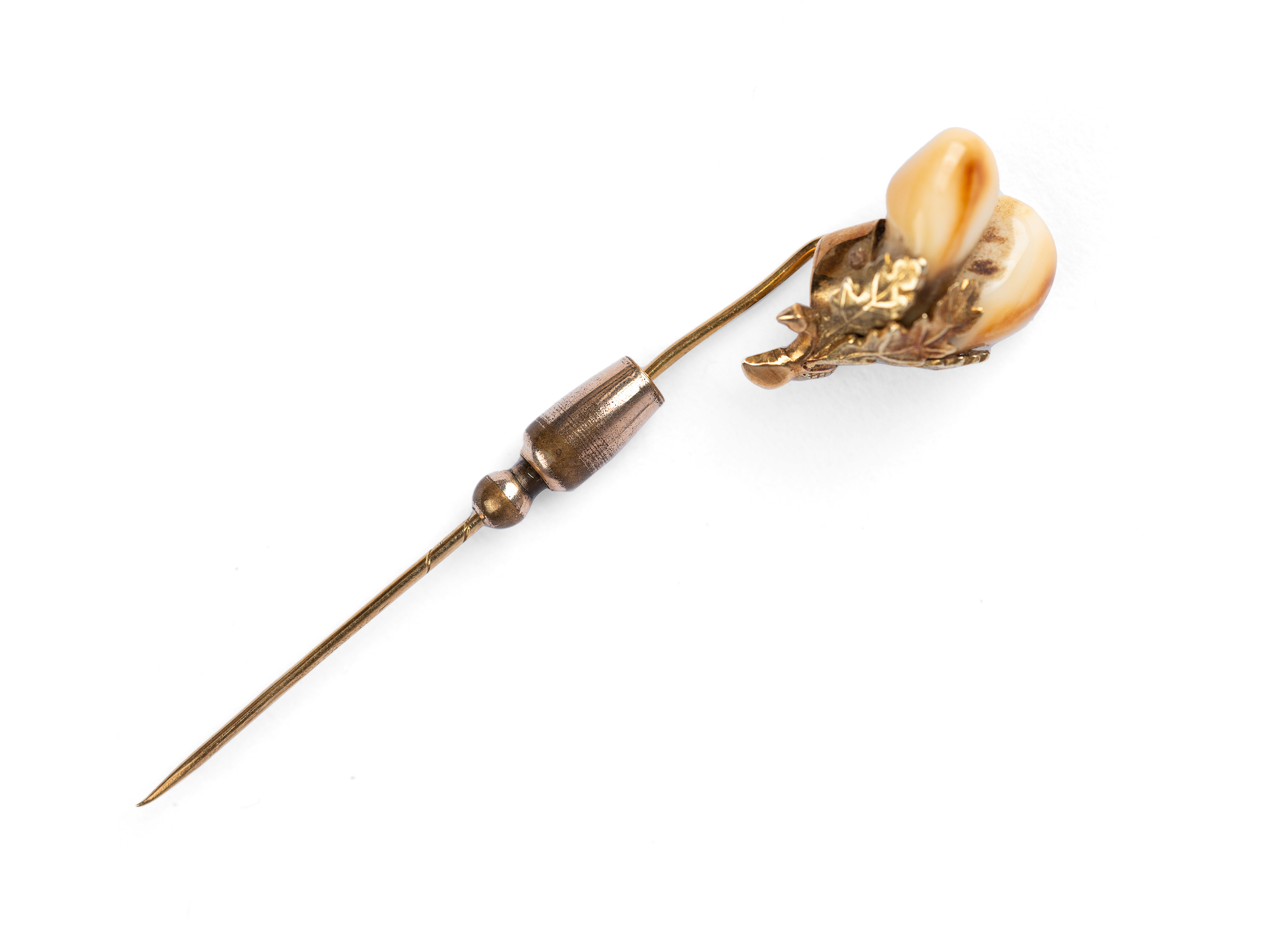 Grandel needle, 14kt gold