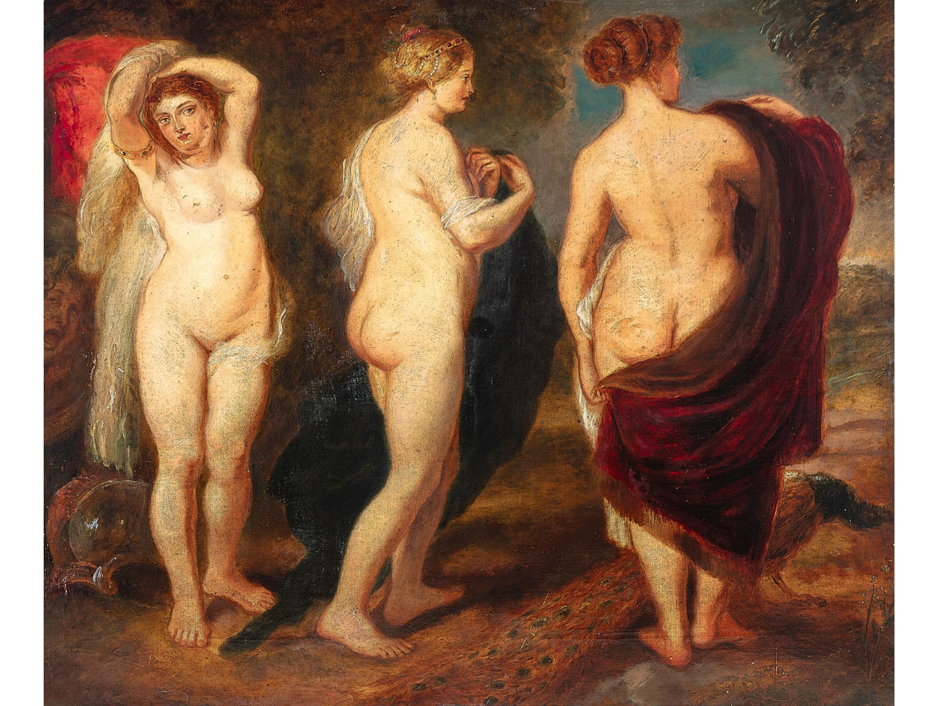 Peter Paul Rubens, Siegen 1577 – 1640 Antwerpen, Nachfolge, Die drei Grazien