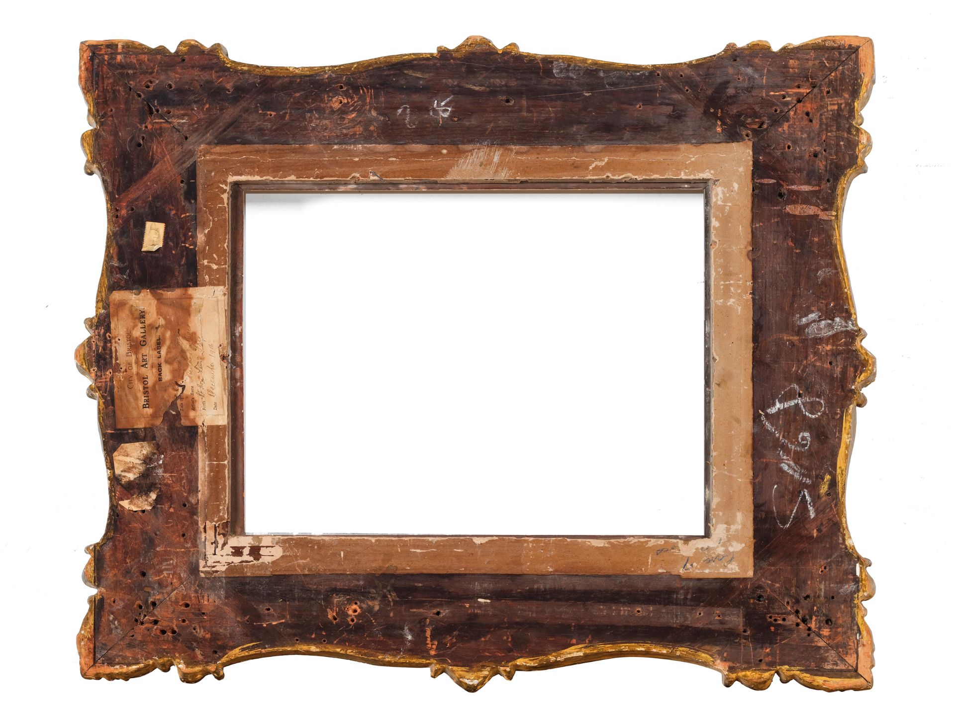 French frame, Louis XV, Wood/mass gold-plated - Image 2 of 2