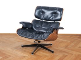 Lounge Chair, Nach einem Entwurf von Charles und Ray Eames