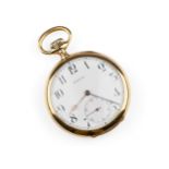 Taschenuhr, Zenith, 14 kt Gelbgold