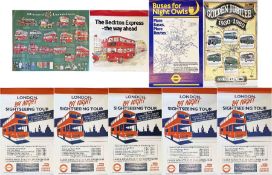 Selection (9) of 1970s/80s London Transport etc mainly double-royal POSTERS comprising 150 years